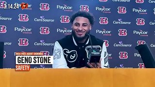Geno Stone on Joining Bengals in Free Agency, What He'll Bring on Defense