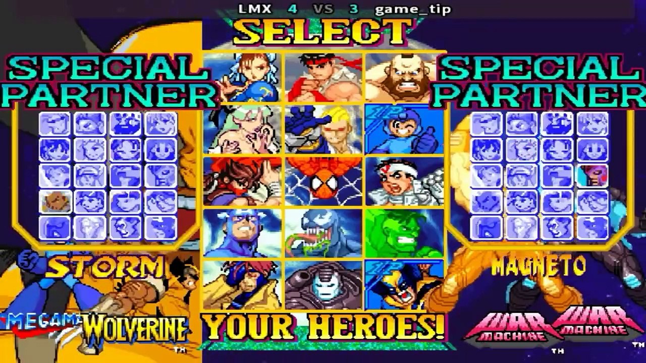 Marvel vs Capcom - LMX vs game_tip
