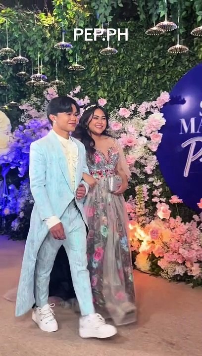 Mackie Empuerto and Trisha Gomez at the Star Magical Prom 2024 #PEP #shorts
