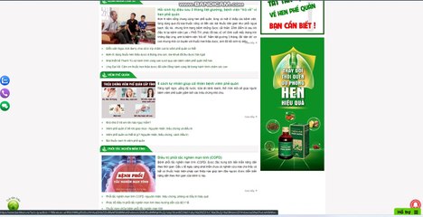 Thuốc Hen P/H - Trang thông tin Bệnh Hen của Đông dược Phúc Hưng