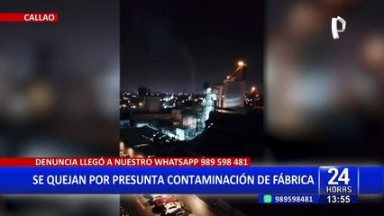 Bellavista: vecinos denuncian contaminación por humo tóxico proveniente de fábrica
