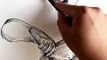 How to make face #pencil art drawing #how to drawing