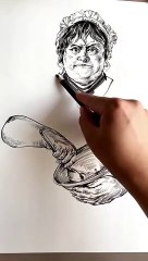 How to make face #pencil art drawing #how to drawing