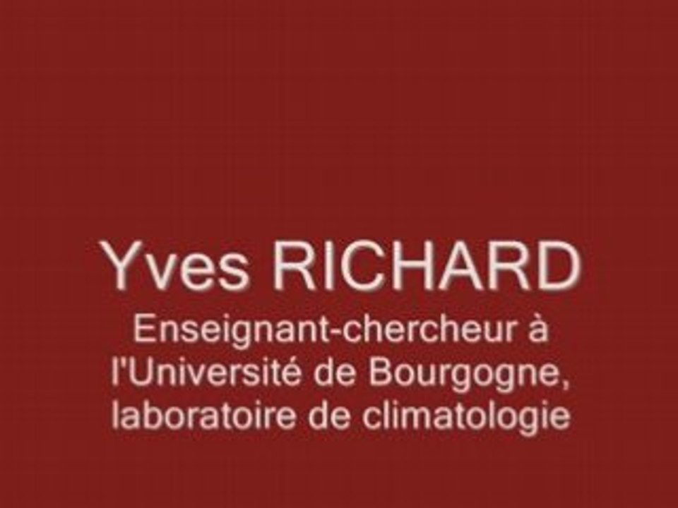 Yves RICHARD soutien Avenir climat