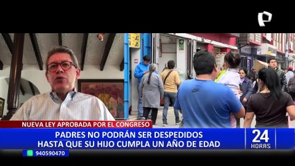 Congreso: norma prohíbe que padres sean despedidos hasta que su hijo cumpla un año de edad