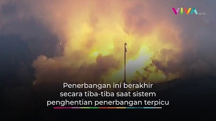 VIDEO Ledakan Hebat Roket Jepang Saat Peluncuran ke Orbit