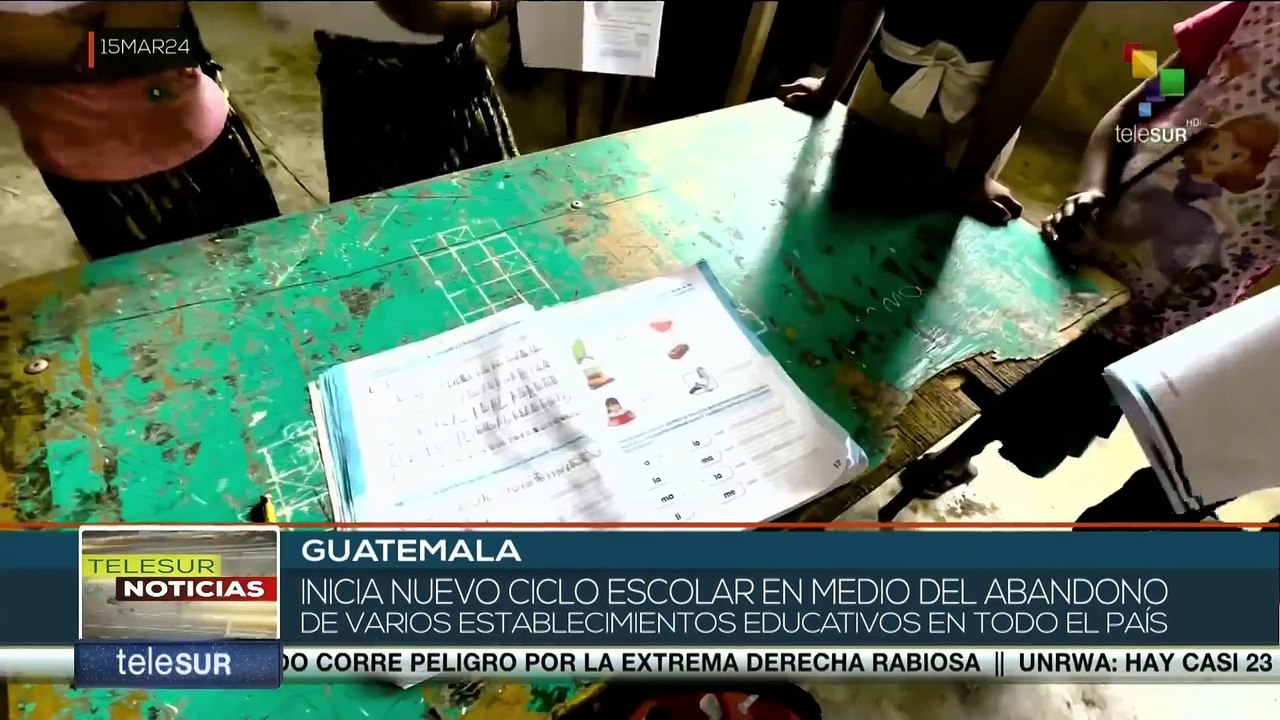 Planteles educativos de Guatemala se encuentran en precarias condiciones.