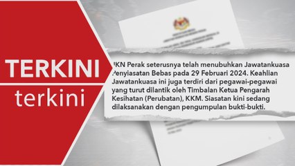 [TERKINI] Dakwaan doktor gila seks di Ipoh, JPN Perak mulakan siasatan