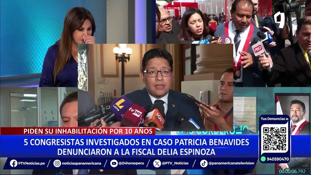Congreso: reacciones por denuncia contra fiscal Delia Espinoza