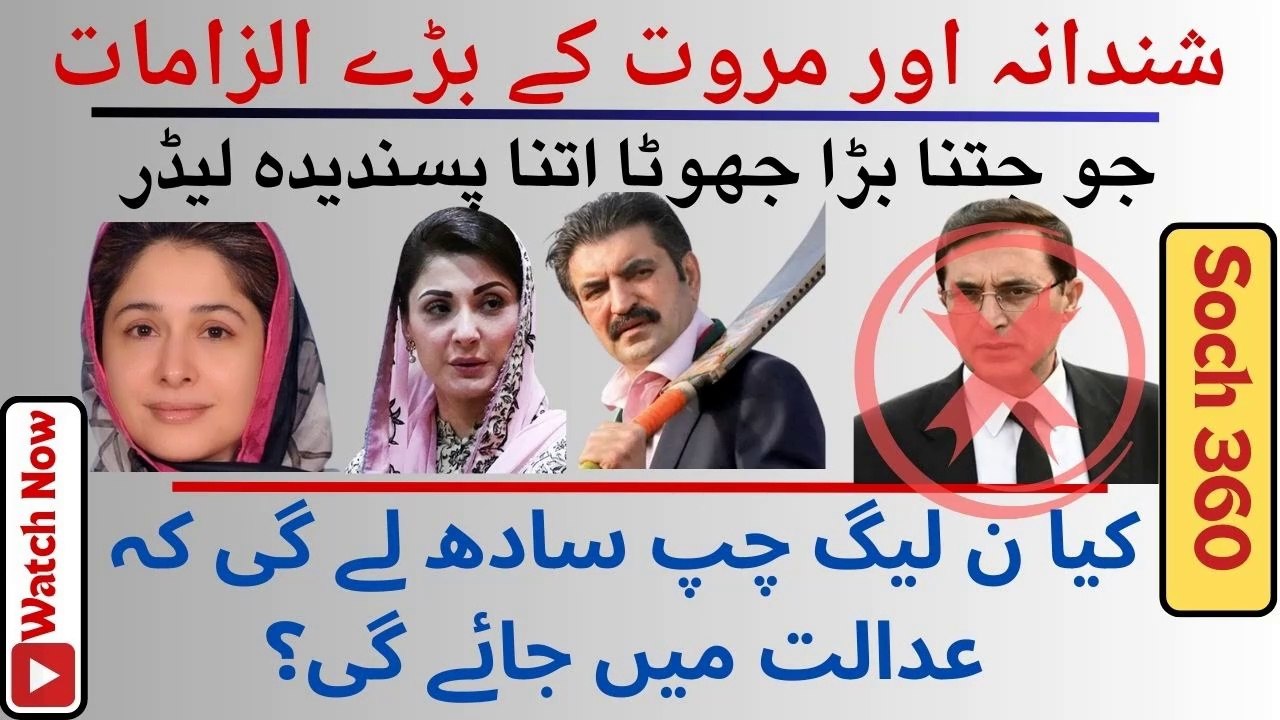 Shandana n Marwat Accused Maryam Nawaz-جو جتنا بڑا جھوٹا اتنا پسندیدہ لیڈر