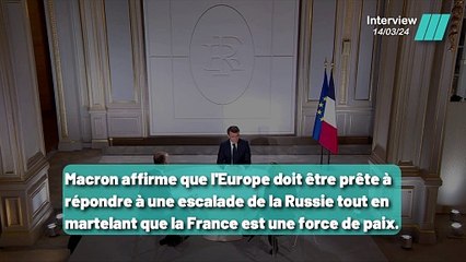 Critiques politiques: Macron jugé trop belliqueux