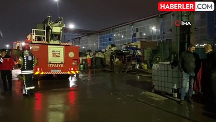 Kaldığı iş yerinde yanarak can verdi