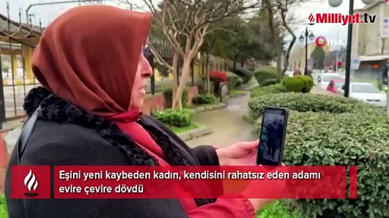 Kendisini rahatsız eden adamı dövdü! 'Hak ettiği cezayı verdim'