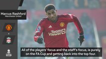 FA Cup matters more than top four - Rashford