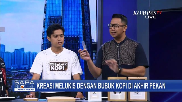 Serunya Belajar Kreasi Melukis Bubuk Kopi di Akhir Pekan