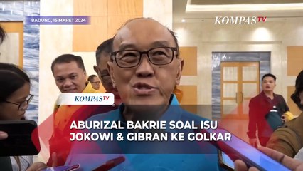 Komentar Aburizal Bakrie soal Isu Jokowi dan Gibran Gabung Golkar, Ungkap Syarat Jika Maju Ketum