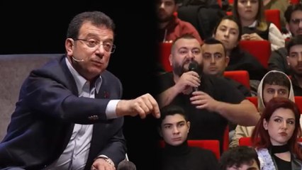 İmamoğlu, çalışanına 'keltoş' diyen seyirciye sert tepki gösterdi: Öyle kabadayı laflar etme bana