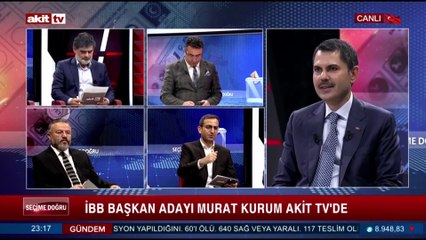 İşte aradaki fark! Murat Kurum Akit TV’de son anketleri açıkladı
