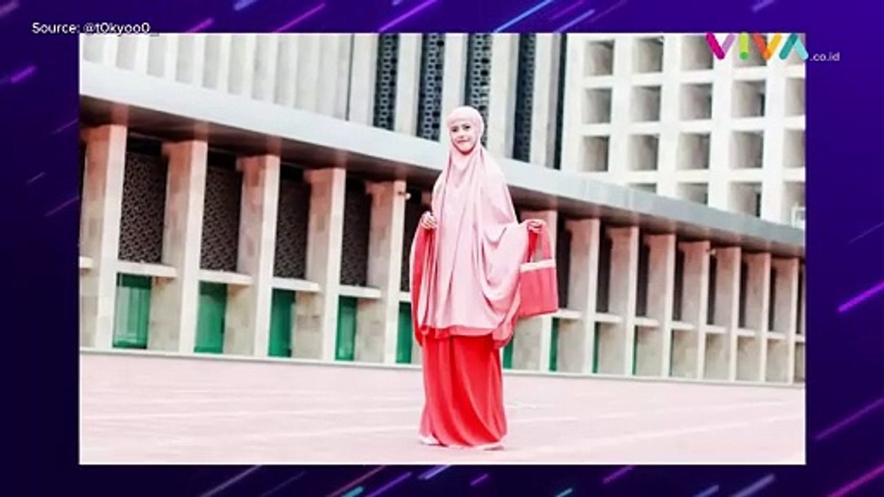 Geng Emak-Emak Tarawih Pakai Mukena Motif Macan Tutul