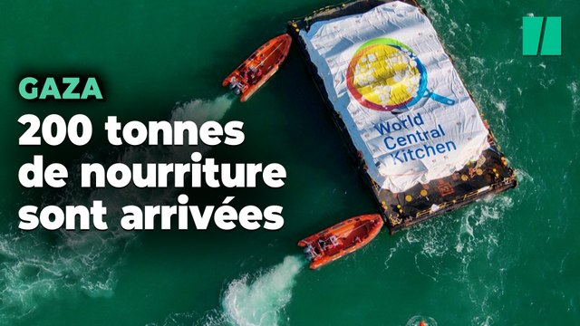 Guerre Israël-Hamas : 200 tonnes de nourriture sont arrivées à Gaza par la mer