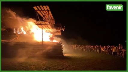 L’avion de Waha est parti en fumée