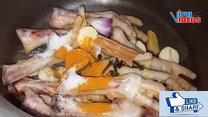 Simple & Easy Chicken Feet Recipe | Murgi ke Panje