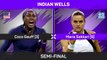 Sakkari soars into Indian Wells final