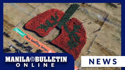 PH breaks Guinness World Record for largest human lung formation at Quirino Grandstand