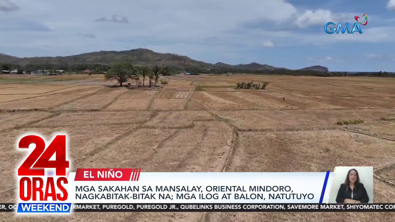 Mga sakahan sa Mansalay, Oriental Mindoro, nagkabitak-bitak na; mga ilog at balon, natutuyo | 24 Oras Weekend