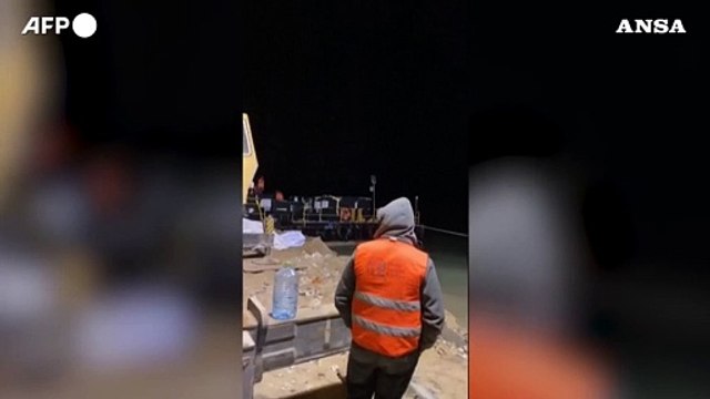 Nave Open Arms con aiuti umanitari arrivata nelle acque di Gaza