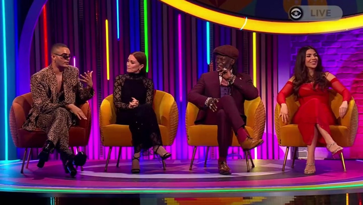 Ekin-Su clashes with AJ Odudu and Layton Williams during Celebrity Big Brother after-show