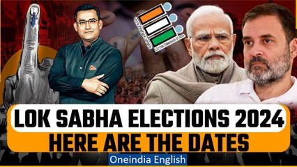 Download Video: Lok Sabha Elections to be held in 7 phases | Here are all the Details | Oneindia News