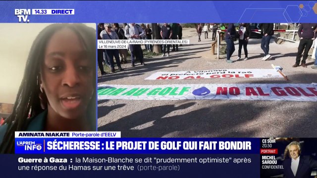 Aminata Niakate (porte-parole d'EELV), sur le projet de golf dans les Pyrénées-Orientales: C'est un projet inutile, un produit de luxe réservé à quelques-uns, c'est totalement aberrant