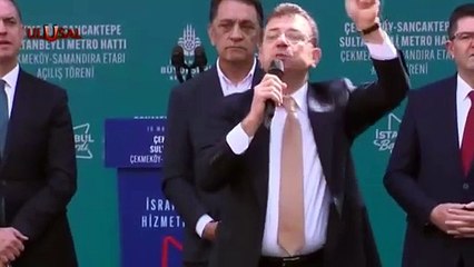 İBB Başkanı Ekrem İmamoğlu: "65 kilometre raylı sistem yaptık"