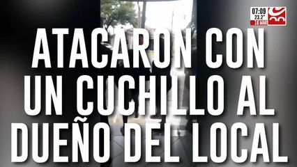 Mecheras quedan filmadas cuando atacan con un cuchillo a dueño de un localocal