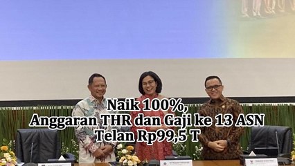 Pemerintah Siapkan Anggaran THR Dan Gaji Ke 13 ASN Tahun 2024