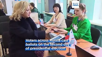 Russians cast ballots on second day of elections