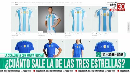 Furor por la nueva camiseta de la "Scaloneta": ¿cuánto sale?