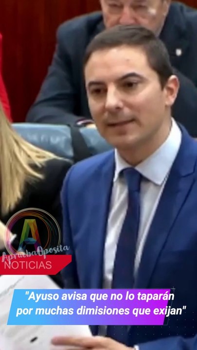  Ayuso Dimisión  avisa que no lo taparán por muchas dimisiones que exijan  #noticias #noticia
