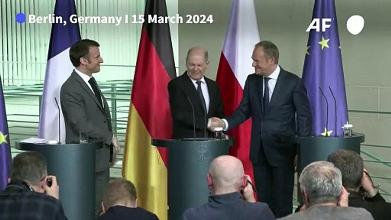 Macron and Scholz meet to ease tensions over support for Ukraine
