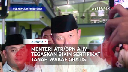 AHY Tegaskan Bikin Sertifikat Tanah Wakaf Gratis, Tak Ada Pungutan Biaya!