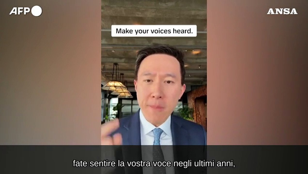 TikTok agli utenti Usa: "Fate sentire la vostra voce"