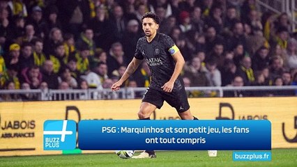 PSG ‍: Marquinhos et son petit jeu, les fans ont tout compris