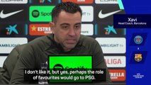 PSG favourites for Champions League clash - Xavi