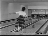 1961 Brunswick bowling alley TV commercial