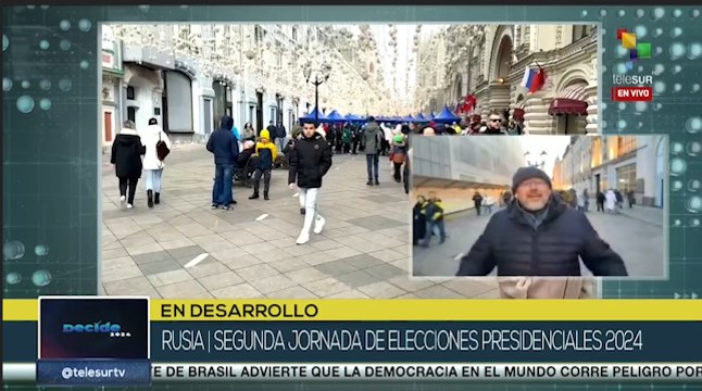 Registran más del 50% de participación en comicios presidenciales en Rusia