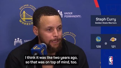 Curry tops LeBron on injury return