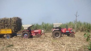 How to pull out stuck loaded sugarcane trolley