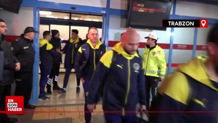 Fenerbahçe, Trabzon'a geldi