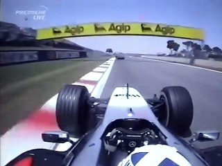 Télécharger la video: F1 – David Coulthard (McLaren Mercedes V10) Onboard – Spain 2003